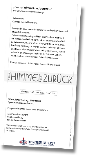 Prospekte, Mappen und Flyer gestaltet Seher-Design
