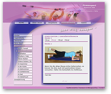 Webdesign gestaltet von Seher-Design