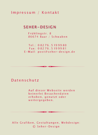 Seher-Design ist Ihr Spezialist für Design, 3-D Typografie und Werbung