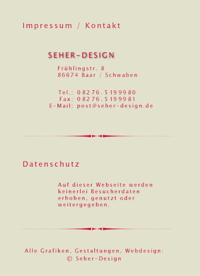 Flyer, Werbung und Broschüren von Seher-Design